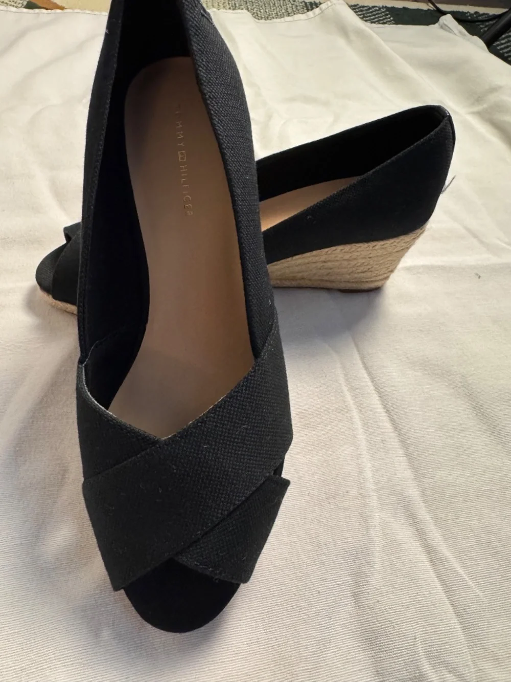 Black Tommy Hilfiger Espadrilles - Sz 8.5